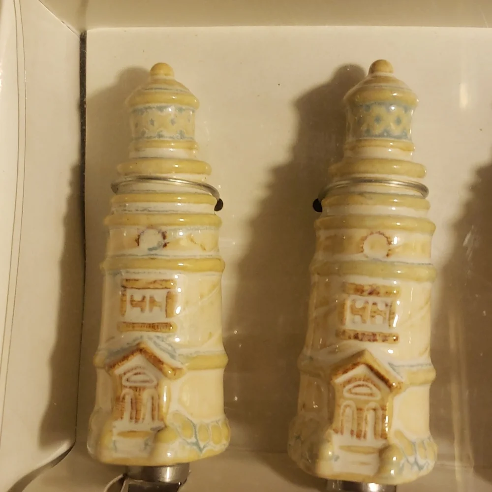 HOME studio hand painted light house spreaders